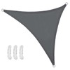 Sunal Triangle Sun Shade Sails 10'x10'x10', Outdoor Waterproof Shade Sail,
