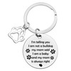 Xiahuyu Bulldog Dog Keychain Bulldog Mom Gifts for Women Mothers