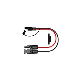 Arc Series Solar Adaptor | SAE to MC4 Cable with Reverse Polarity Adaptor | 12in / 10AWG, Black and Red