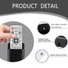 4 Pcs Wall Remote Control Holder, Black Remote Control Holder
