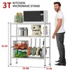 Kitchen Storage Cart, 3 Tier Microwave Cart Stand, Bathroom Organizers