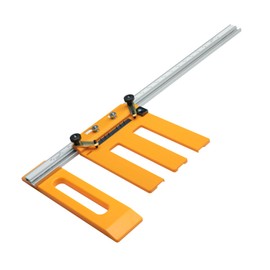 POWERTEC Circular Saw Guide Rail System – Rip-Cut Edge Guide Track for Straight Cuts in Plywood, Sheet Goods & Panels – Fits Left & Right Circular Saws – Portable Cutting Jig for Woodworking (72093)