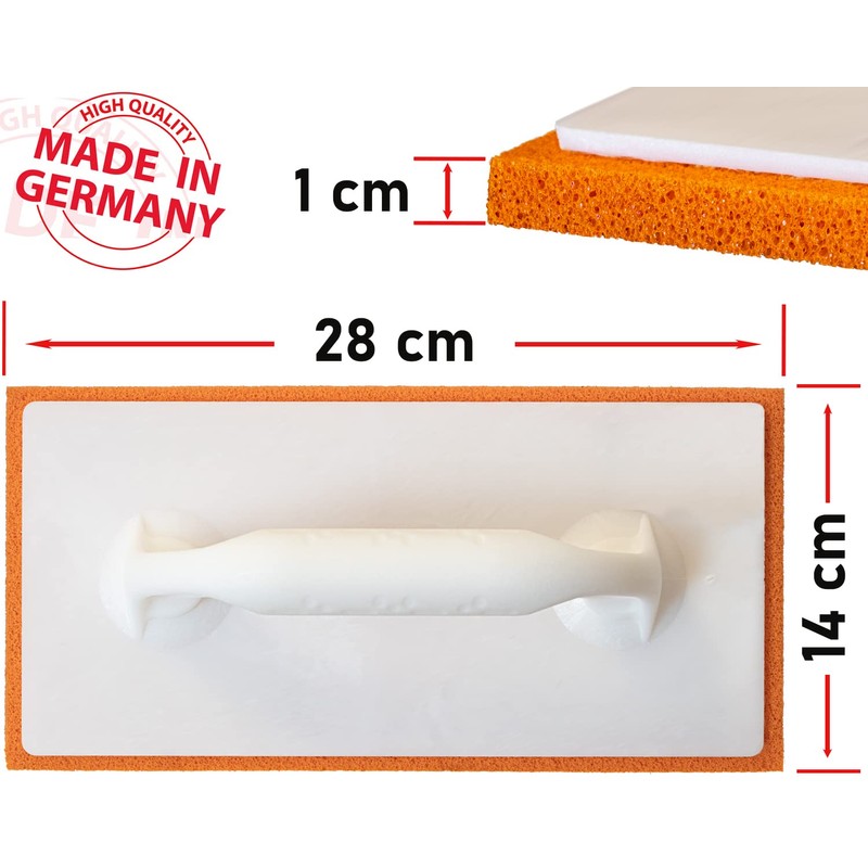 Kronen Hansa Reibfix Sponge Rubber Grating Board for Plastering Work