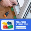 40 Pcs Plastic Packers 40x60mm – Mixed Size Spacers 1.5/3/5/10mm