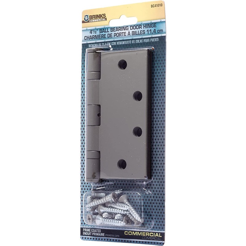 BRINKS Commercial - 4 1/2" Ball Bearing Door Hinge, Prime