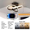 TIAZFCA 10 Inch Modern Ceiling Light, 24W LED Dimmable Ceiling