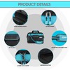 DURATECH 17" Wide Mouth Tool Bag, Large Storage 32 Pocket