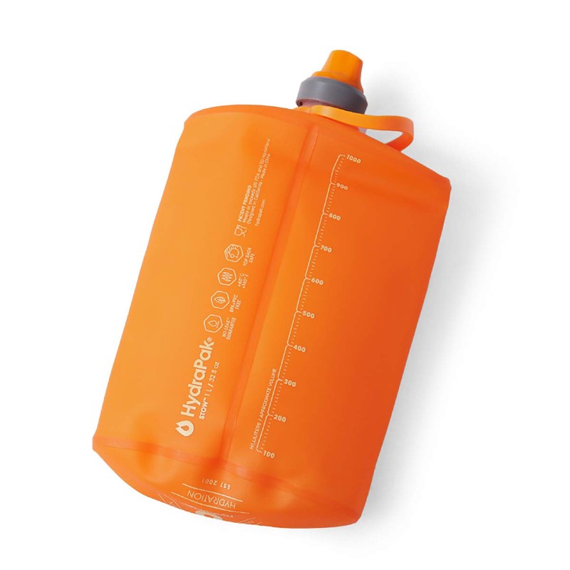Hydrapak Stow – faltbar BPA & PVC-frei Wasser Flasche M