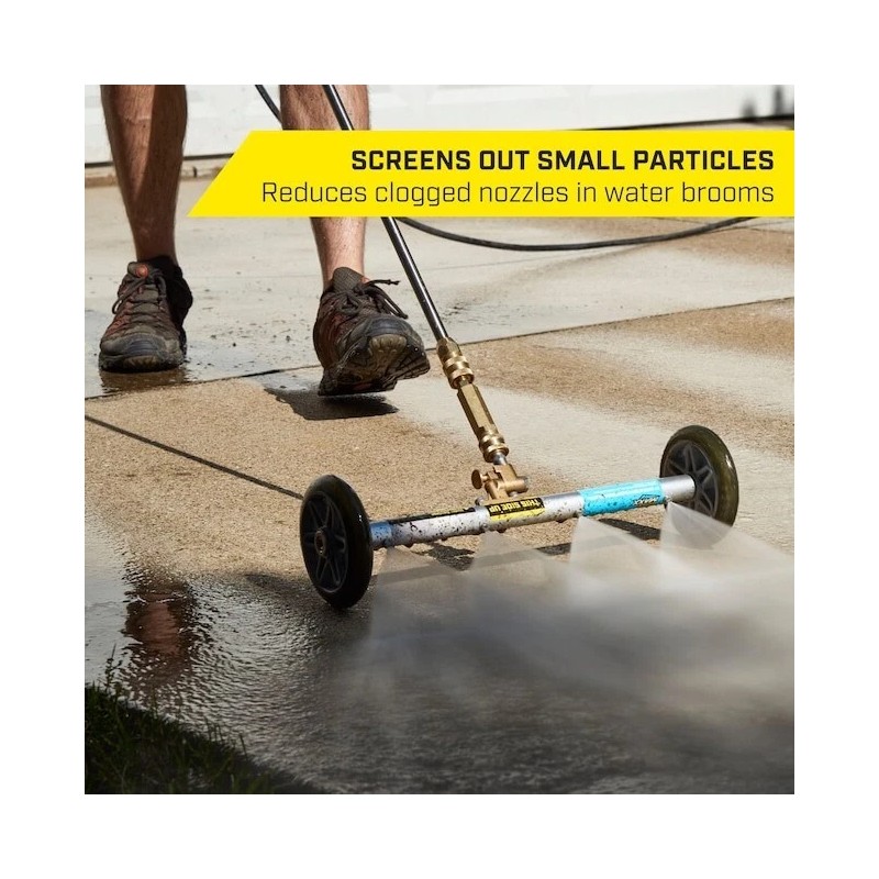 SurfaceMaxx 4500 PSI Brass Pressure Washer Filter 1/4" Quick Connect