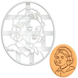 BAKERLOGY Florence Nightingale Cookie Cutter - Detailed Cookie Cutter Design for Baking and Crafting, Ideal for Fondant, Dough, Clay