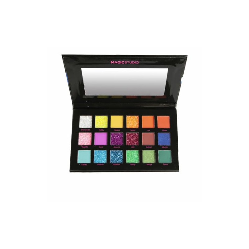 Magic Studio Neon Palette 18 Eyeshadows