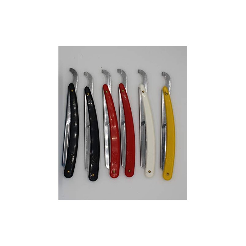 6 x Turkish Cut Throat Razor/Straight Modern Shaving Shavette (6