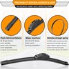 AUTOBOO 22 + 22 Windshield Wipers Replacement for F150 2025