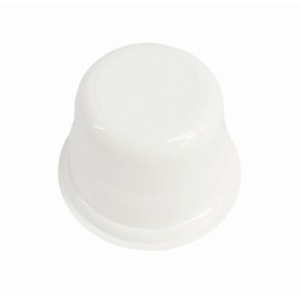 Pooja Bazar Disposable Plastic Katori for Party Thali Plates - White (200 Pack)