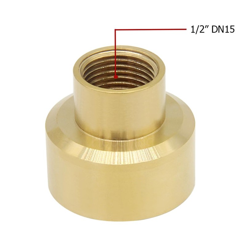 Hooshing Brass Fountain Nozzle 1/2" DN15 Pond Column Water Sprinkle