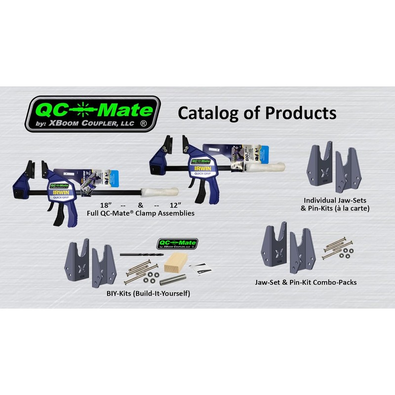 Jaw Set for QC-Mate by XBoom Coupler (1/2" & 3/4"