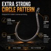 Kamasan T360 Extra Strong Eyed Barbless Circle Hooks – Method