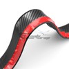 EZAUTO WRAP Universal Carbon Fiber Black PU Rubber Front Bumper