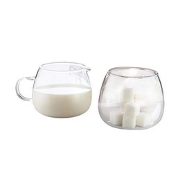 Borosil Sugar and cream Set | Ultra Clear | Dishwasher Safe | Heat Resistant