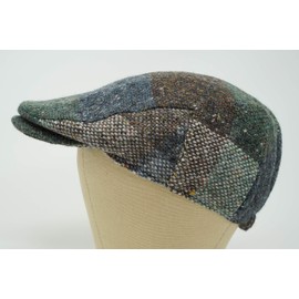 Borges & Scott The Galway Patchwork - Irish Tweed Flat Cap - Large (59-63cm)