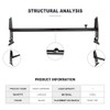SCITOO Roof Rack Crossbars for Chevy Express for Dodge for
