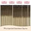 HOTBANANA Invisi Edge Clip in Hair Extensions, 20inch 110g 7Pcs