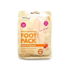 Deep Moisturising Foot Pack, Honey & Almond, with Vitamin E, 20 Min Treatment, Pack of 6