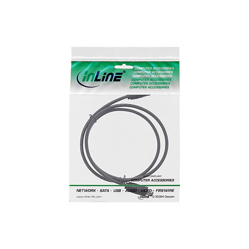 InLine® 1.8m 6 Male to 6 Male IEEE1394 FireWire Cable