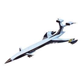 Aoshima Bunka Kyozai Thunderbird No. 8 Fire Flash 1/350 Scale Plastic Model