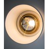 Moderne Flush Mount Conversion Kit 18" w Granite Gray Burlap