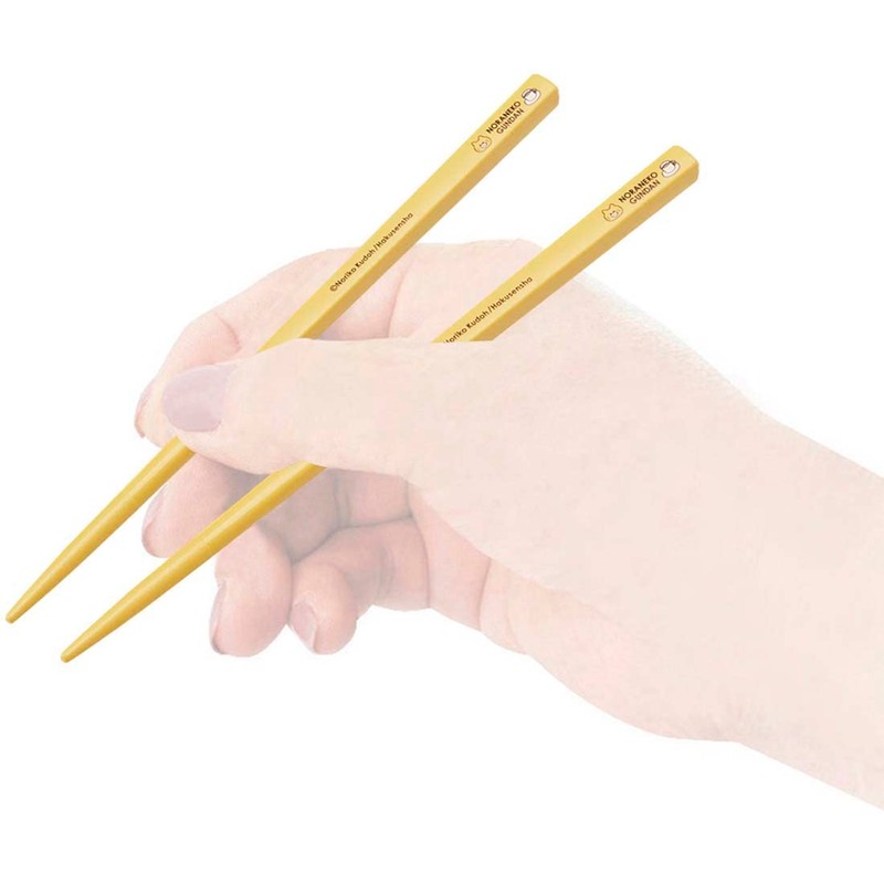 Skater ABS2AMAG-A Noraneko-Gunn Chopsticks and Case Set, 6.5 inches (16.5