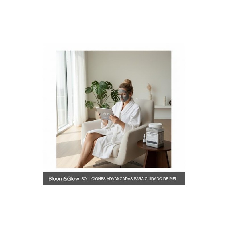 Bloom&Glow- Mascarilla profesional de gelatina de Caviar/Luxury Caviar. 650 gramos