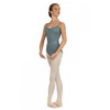 Capezio 126mm Pinch Front Camisole Leotard Class Collection Grey M