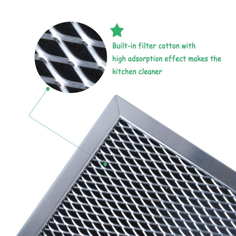 97007696 Range Hood Charcoal Filter for Compatible with Broan 6105C,