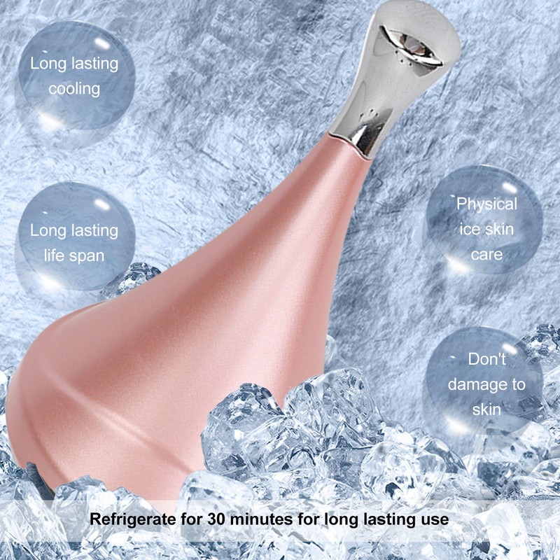 Cooling Beauty Facial Massager Pain Reduce Pore Tighten Portable Cold