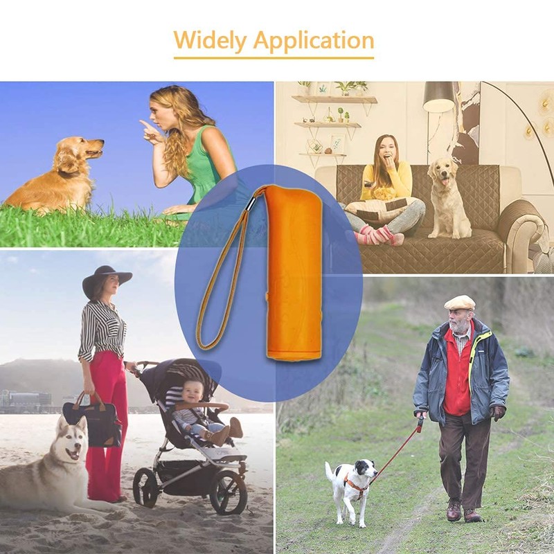 OYEFLY Handheld Dog Trainer, 3 in 1 with LED Flashlight,Bark