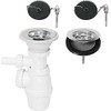 Wirquin 30718733 – Drain for 2 Communicating Basins D60 mm
