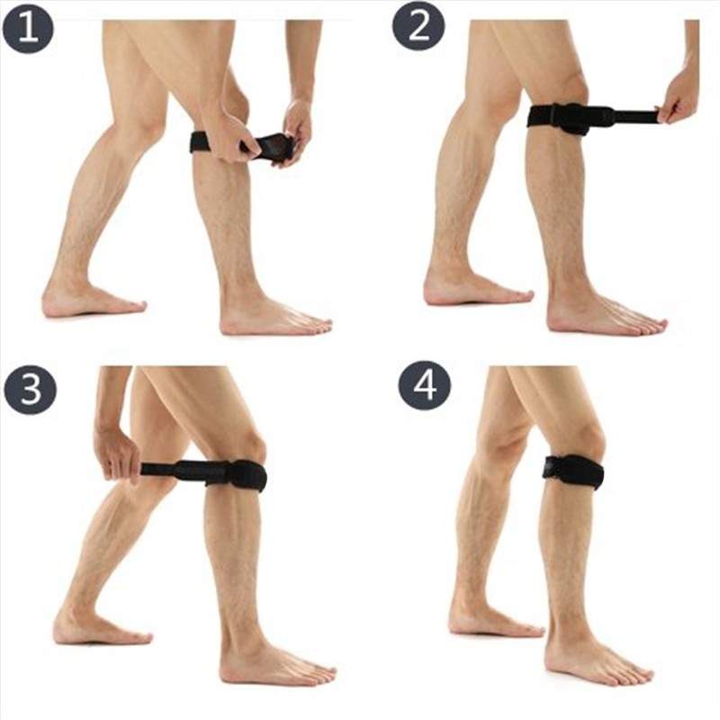 ZJchao Rodillera Soporte Fitness Rótula Correa Sporting Running Basketball Knee