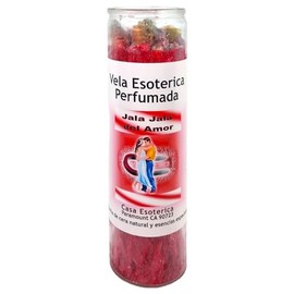 Attract Attract for Love-Palm Wax Spiritual Intention Spell Candle-[RED] | Vela CASA ESOTERICA PERFUMADA- (JALA JALA DEL Amor)
