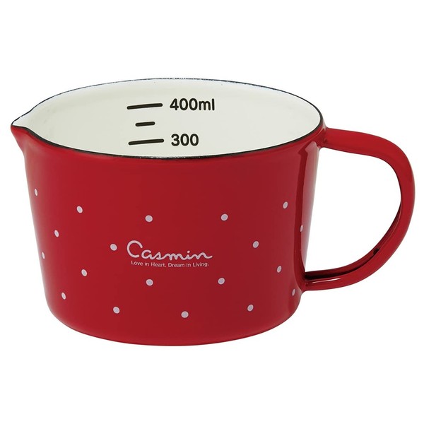 Skater ENMC5-A Hollow Measure Cup, 15.9 fl oz (450 ml), Measuring Cup, Kasmine, Red
