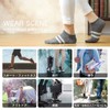 HILLSTEP Men's Ankle Striped Socks Set, Cotton Blend, Antibacterial, Odor