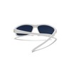 HAWKERS Unisex Boost Sunglasses, White dark blue