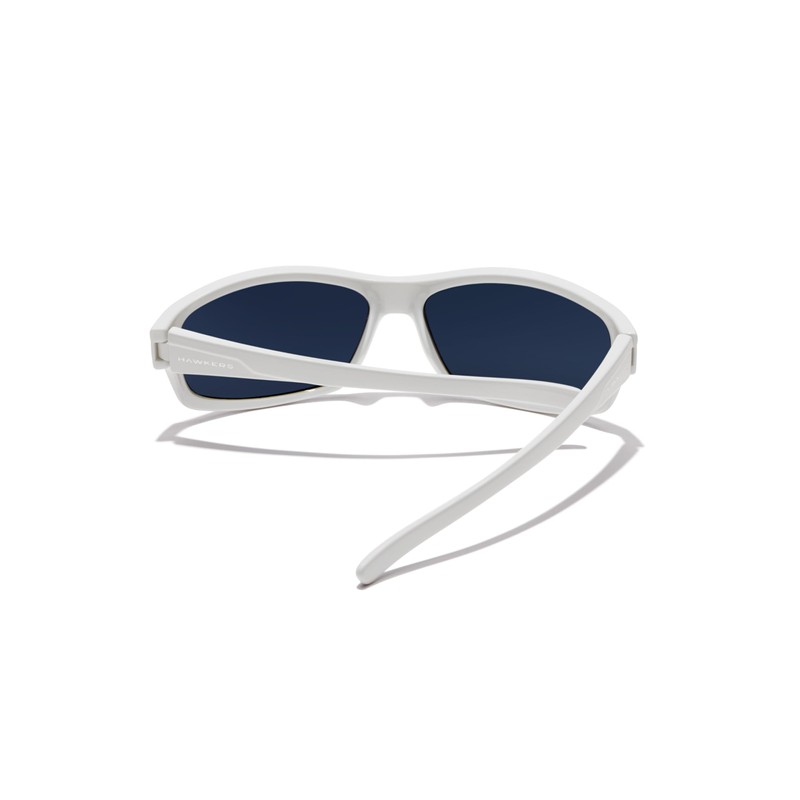 HAWKERS Unisex Boost Sunglasses, White dark blue