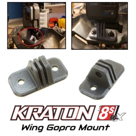 Generic Wing-Mounted GoPro Camera Mount for ARRMA KRATON 8S – Secure GoPro Attachment