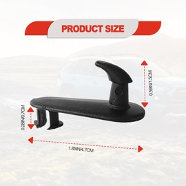 4 Pieces Car Floor Mat Clamp Carpet Fastening Cargo Fasteners Compatible with Toyota Lexus, Cargo Mat Clip Accessories Black