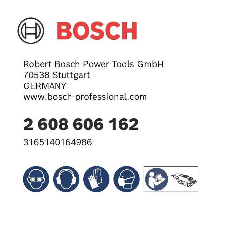 Bosch 2608606162 Sanding Belt Set (3-Piece)