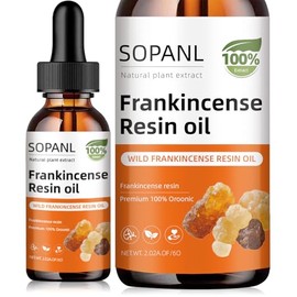 Aceite de resina de incienso orgánico para la cara, reduce las líneas finas y arrugas, alivia la piel irritada, hidratación profunda para todo tipo de