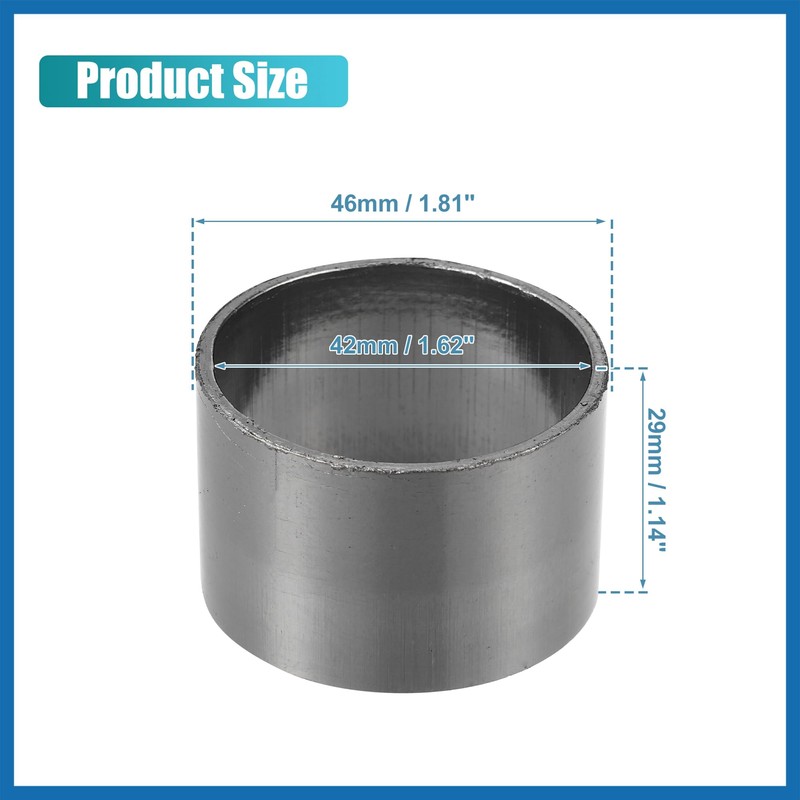 A ABSOPRO 42mm ID 46mm OD Motorcycle Exhaust Muffler Pipe