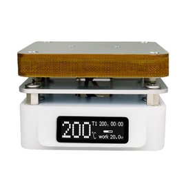 SQRC T55 Soldering Station Soldering Heating Plate PCB SMD Preheating Soldering Station 25 V 95 W Rework Heating 55 x 55 mm Plate