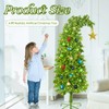 5FT Whimsical Christmas Tree Prelit, Artificial Bent Christmas Tree with